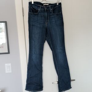 Levi's Dark Blue Flare Jeans